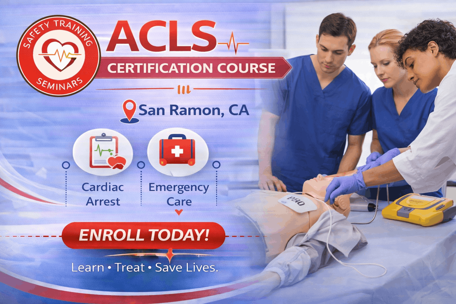 ACLS Certification Class in San Ramon, CA